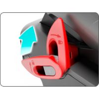 Avionaut Glider Isofix Fit Autosedačka 9-18kg šedo-červená 6
