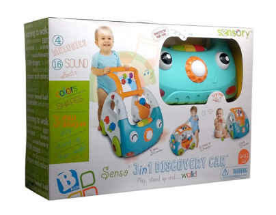 B kids Chodítko auto 3 v 1 Discovery Car