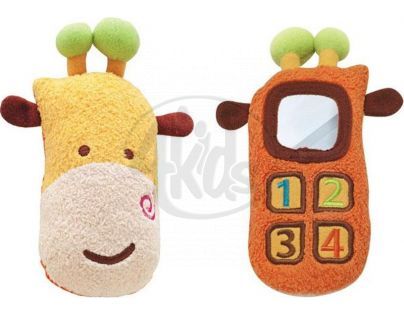 B kids Blue Box Chrastítko telefon plyš