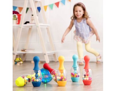 B.Toys Bowling sada so svietiacou guľou