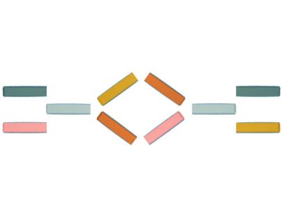 B-Toys Prekážková dráha Balance & Hop 10 ks