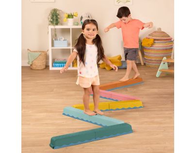 B-Toys Prekážková dráha Balance & Hop 10 ks