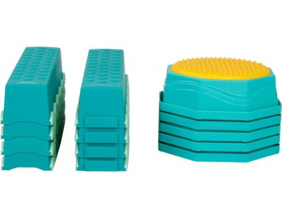 B-Toys Prekážková dráha so stupienkami Balance & Build