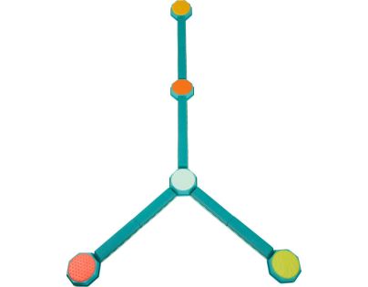 B-Toys Prekážková dráha so stupienkami Balance & Build