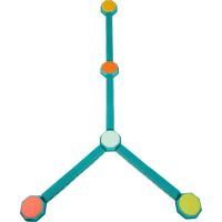 B-Toys Prekážková dráha so stupienkami Balance & Build 5