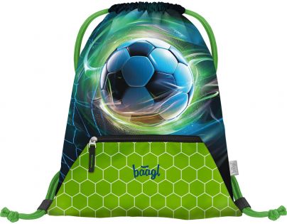 Baagl Vrecko na obuv s priehradkou na zips Futbal Lopta