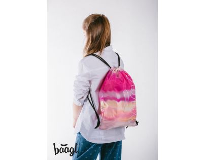 Baagl Vrecko Skate Pink Stripes