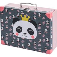 Baagl Skladací školský kufrík Panda