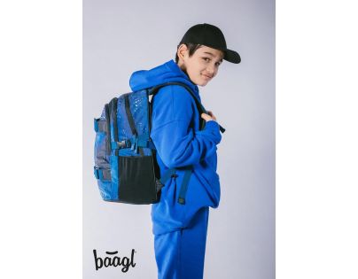 Baagl Školský batoh Skate Steel