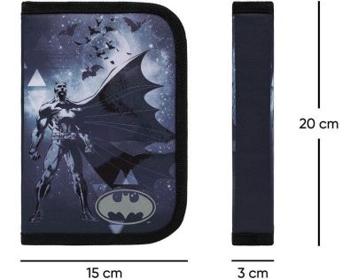 Baagl Školský peračník klasik dve chlopně Batman Storm