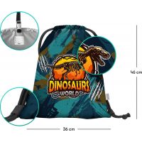 Baagl Školské vrecko na obuv Dinosaurs World 2