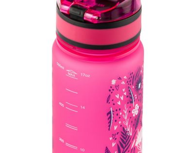 Baagl Tritánová fľaša na pitie Flamingo 500 ml
