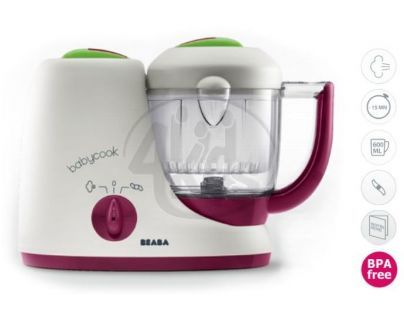 Beaba 912130BB - Parní vařič + mixér BABYCOOK Gipsy