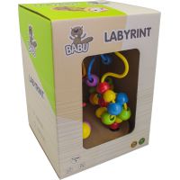 BABU - Drevená navliekačka Korálky