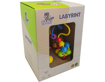 BABU - Drevená navliekačka Korálky
