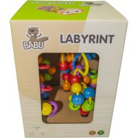BABU - Drevená navliekačka Korálky 2