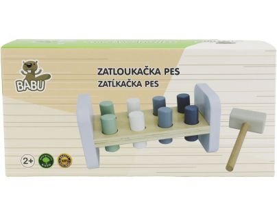 BABU - Drevené zatĺkačka PES