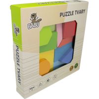 BABU - Drevené geometrické puzzle 3