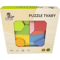 BABU - Drevené geometrické puzzle
