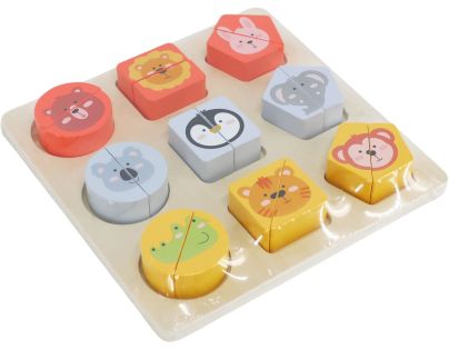 BABU - Drevené puzzle SAFARI pre najmenších