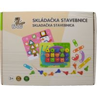 BABU - Logická drevená stavebnica DUHA 3