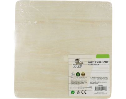 BABU - Ručne vyrábané puzzle - Zajko