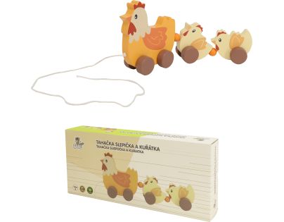 BABU - Ťahacia sliepočka s kuriatkami
