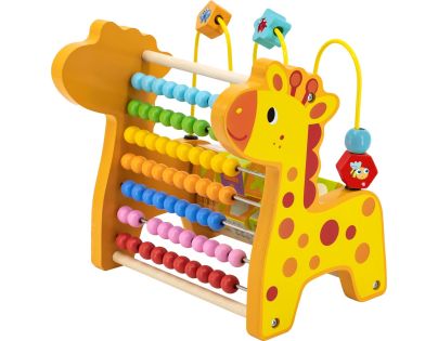 Babu Drevené počítadlo pre deti žirafa