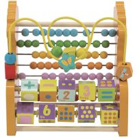 Babu Drevené počítadlo pre deti žirafa 2