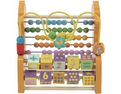 Babu Drevené počítadlo pre deti žirafa