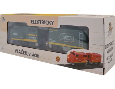 Babu vláčiky Elektrický vláčik zelený set 2 ks