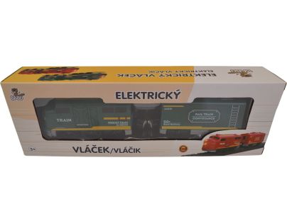 Babu vláčiky Elektrický vláčik zelený set 2 ks