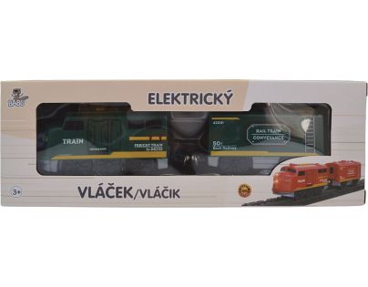 Babu vláčiky Elektrický vláčik zelený set 2 ks