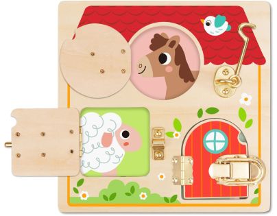 Babu Vzdelávacia tabuľa so zámkami