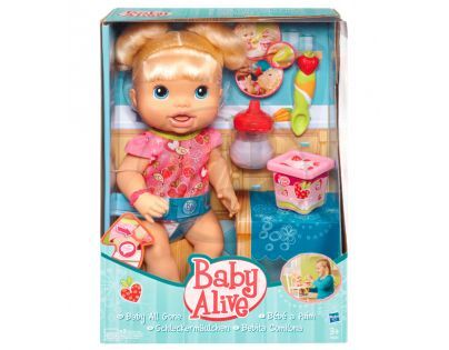 Hasbro 98858 - Baby Alive Hladová panenka s mléčkem a jogurtem