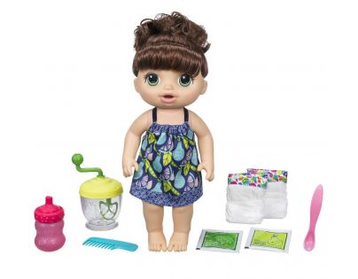 Baby Alive Tmavovlasá bábika s mixérom