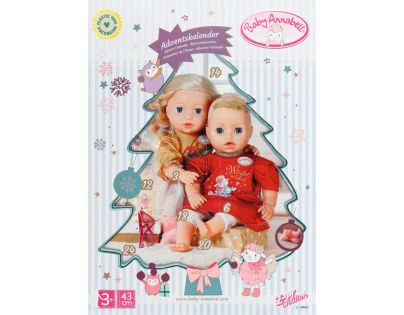 Baby Annabell Adventný kalendár 24 prekvapenie