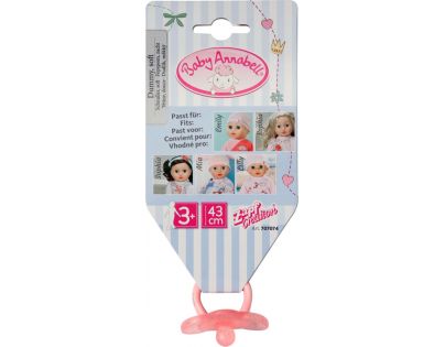 Baby Annabell Cumlík mäkký pre bábiku 43 cm ružový