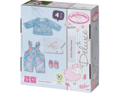 Baby Annabell Džínsové oblečenie Deluxe 43 cm 706268