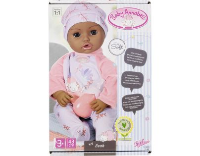 Baby Annabell Leah Černoška 43 cm