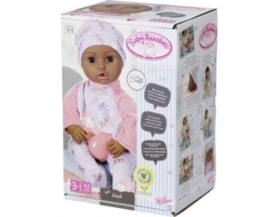 Baby Annabell Leah Černoška 43 cm