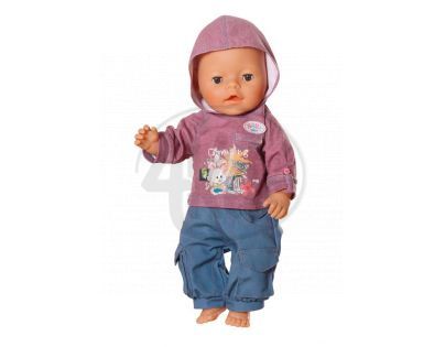 Baby Born Džínové oblečení pro chlapečka - Zajíček