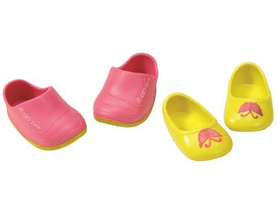 Baby Born Dva páry bot - Boty s nápisem a boty s motýlkem