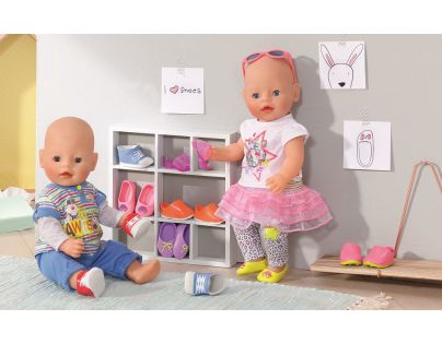 Baby Born Dva páry bot - Střevíčky a boty s motýlkem