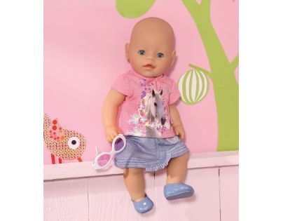 Baby Born Džínová kolekce - Růžové tričko