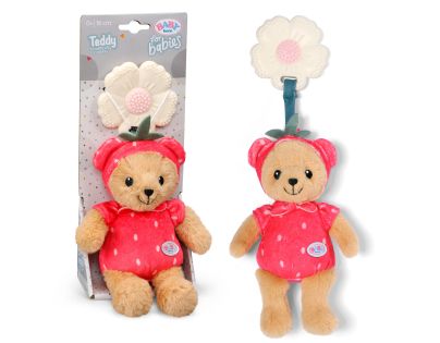 BABY born for babies Medvedík Teddy jahôdka 18 cm