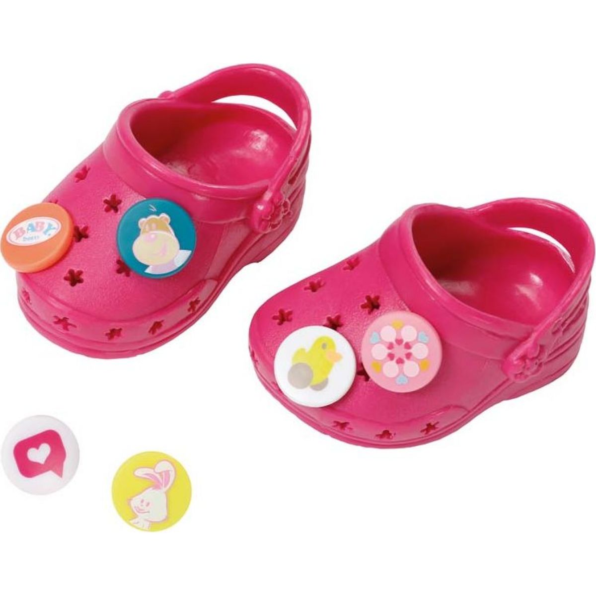 Baby Born Gumené sandále - Ružová tmavá