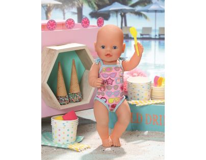 Baby Born Jednodílné plavky - S brýlemi