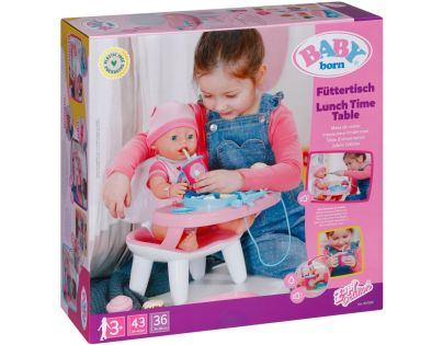 BABY born Jedálenská stolička so zvukmi - Poškodený obal