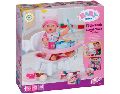 BABY born Jedálenská stolička so zvukmi